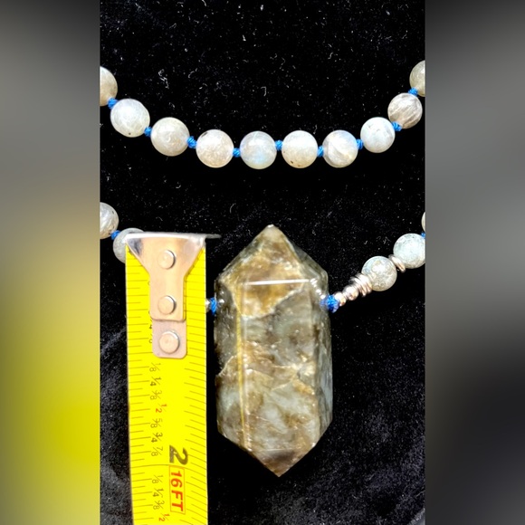 Tiny Devotions Labradorite Mala Necklace. Gender neutral. New in Box! - Picture 7 of 9